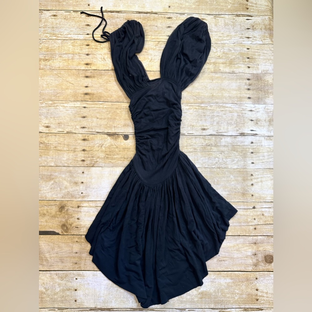 NWOT ARE YOU AM I Taela Dress in Black - Picture 5 of 7
